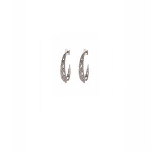 ALEXIS BITTAR “SPIKED HOOP” EARRINGS